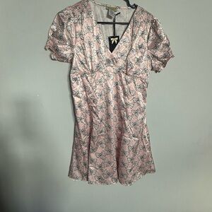 Moon Collection Pink Bow Print Top